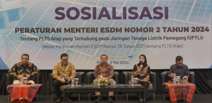 Ditjen EBTKI Bersama PLN UID Sumut Sosialisasi Permen ESDM No. 02 Tahun 2024 Tentang PLTS