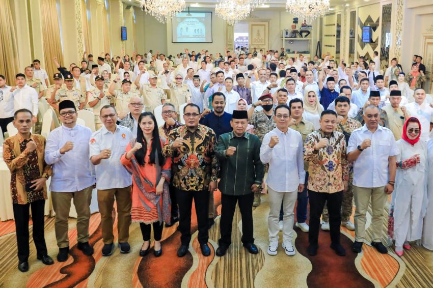 Plh Sekda Medan Hadiri Halal bi Halal DPD Gerindra Sumut