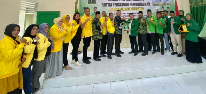 Silahturahmi DPC PPP Deliserdang, Hamdani Datang, H. Misnan Senang
