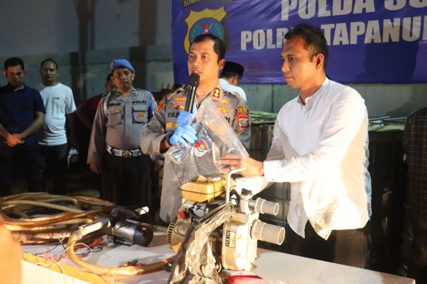 Kapolres Tapsel AKBP Yasir Ahmadi Siap Bongkar Komplotan Jaringan Penimbun BBM Subsidi