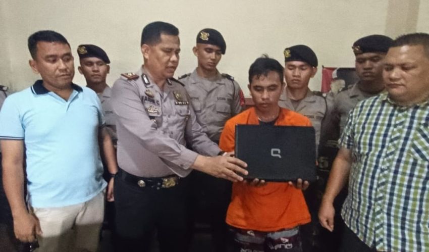 Kawanan Maling Bersembunyi di Belakang Rumah Warga 1 Ditangkap, 2 Buron