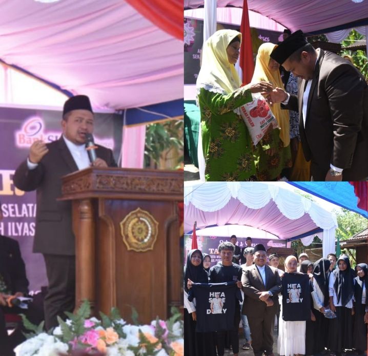 Bupati Dolly Pasaribu Hadiri Tabligh Akbar dan Peresmian Masjid Taqwa Muhammadiyah Ilyas Nur Sayurmatinggi Tapsel