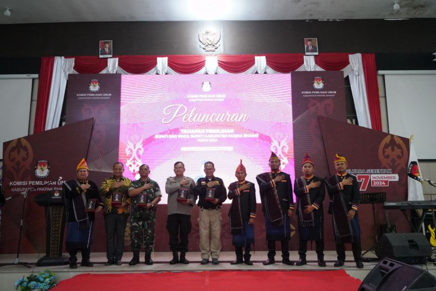 KPUD Kabupaten Pakpak Bharat Launching Tahapan Pemilihan Bupati Dan Wabup