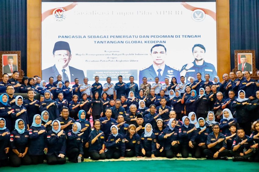 Sosialisasi Empat Pilar MPR RI bersama Persatuan Putra-Putri Angkatan Udara (PPPAU), Ketua MPR RI Bamsoet Ajak Perkuat Nilai-Nilai Kebangsaan