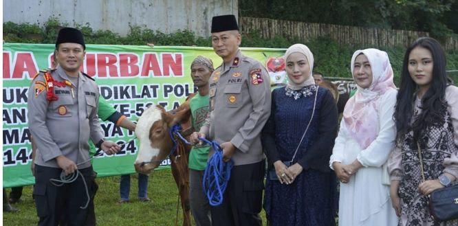 Setukpa Lemdiklat Polri Sembelih 56 Ekor Sapi dan 25 Ekor Kambing