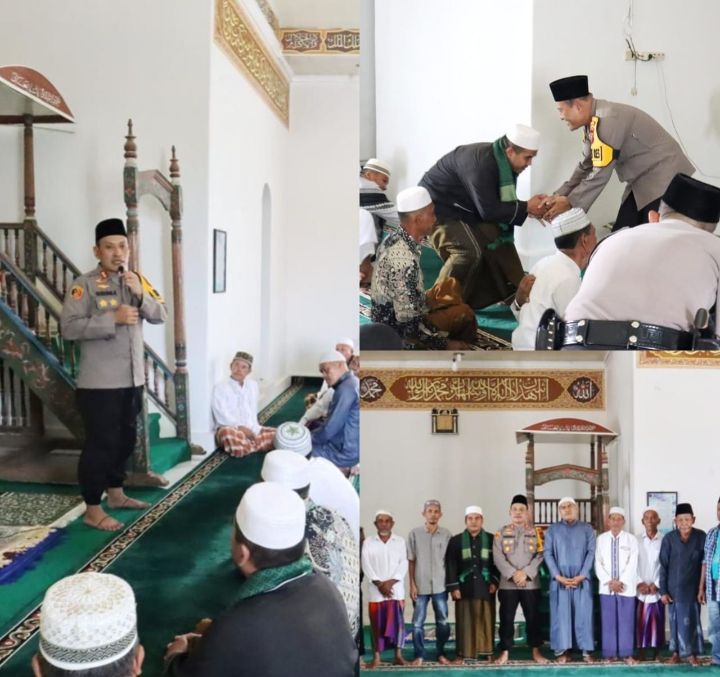 Jum'at Curhat" AKBP Dudung Setyawan berdialog dengan Masyarakat di Masjid Nurul Iman,