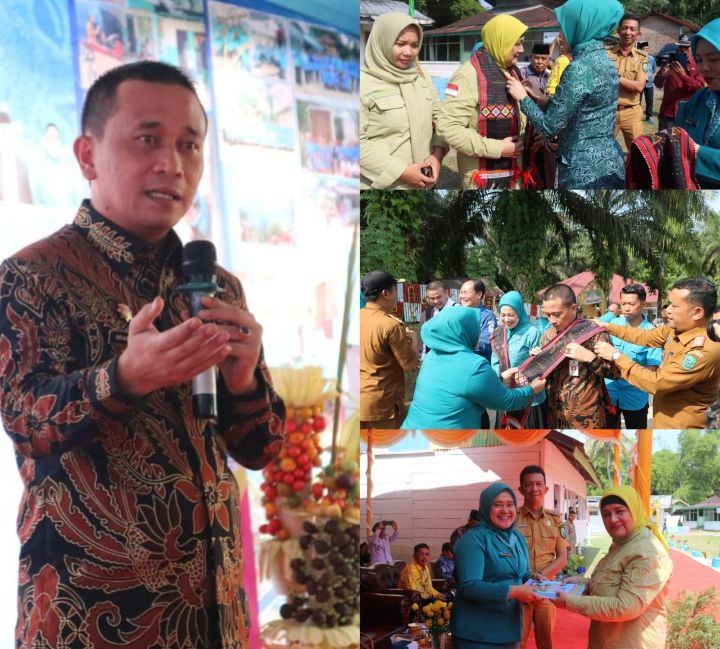 Pj Bupati Paluta Hadiri Monitoring 10 Program pokok PKK di Tiga Kecamatan,