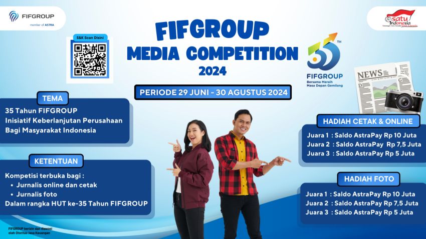 Ajak Jurnalis Seluruh Indonesia, FIFGROUP Kembali Gelar National Media Competition 2024