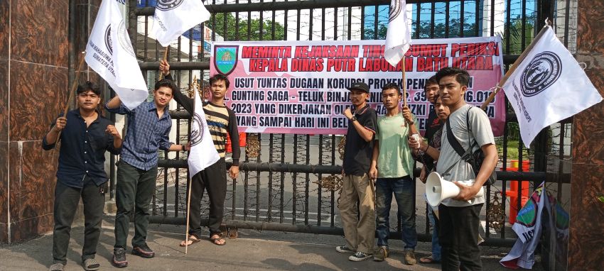 FMPB-SU Desak KEJATISU Usut Mega Proyek Di Dinas PUTR Labura Rp. 39.896.106.018