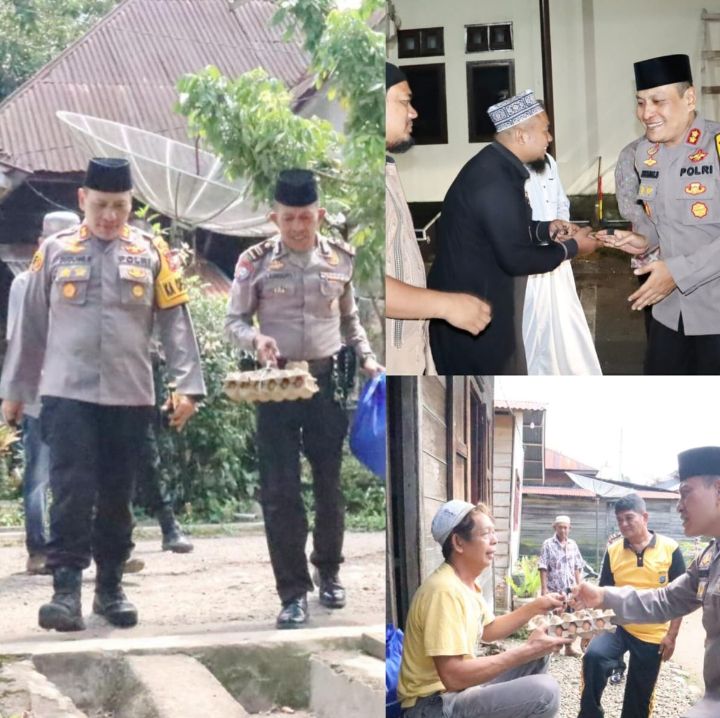 AKBP Dudung Setyawan Bagikan Sembako kepada Masyarakat Sabungan Jae di Jum'at Berkah