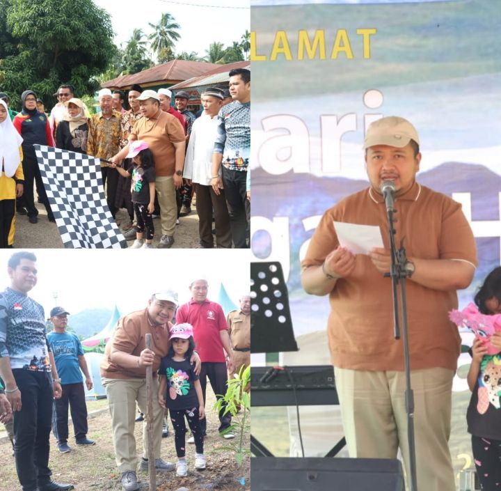 Bupati Dolly Pasaribu Ajak Masyarakat  Selalu Menjaga Kelestarian Lingkungan di Kabupaten Tapsel
