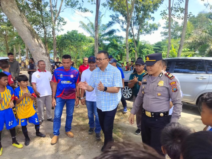 Piala Muspika Cup 2024 di Pagar Merbau Meriahkan HUT Bhayangkara Ke-78