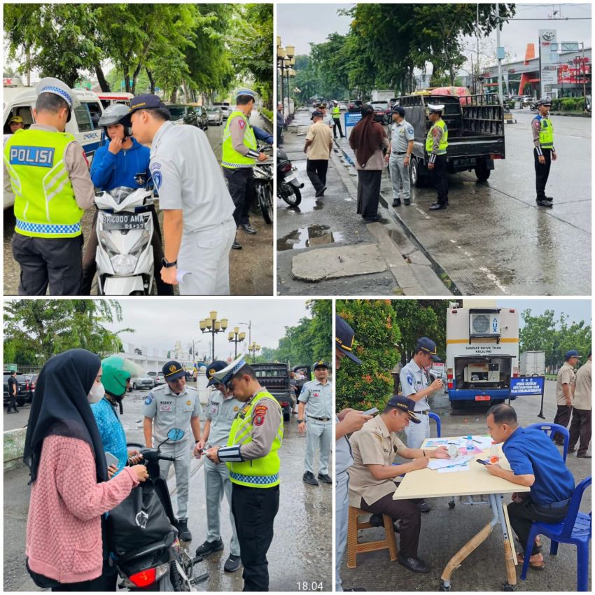 Polda Sumut Gelar Operasi Gabungan Sadar Pajak Kendaraan Bermotor