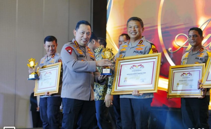 Polda Sumut Jadi Polda Terbaik di Indonesia, Raih Penghargaan Kompolnas Awards 2024