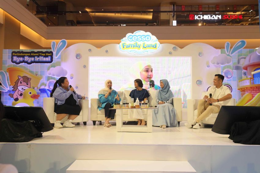Cessa Bersama Nagita Slavina Hadirkan Cessa Family  dengan Kandungan Alami Cegah Iritasi