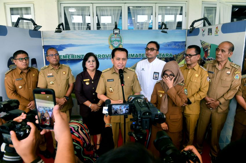 Rapat TPID Bersama Kabupaten/Kota dan Forkopimda, Pj Gubernur Sumut Agus Fatoni Tekankan Penanganan Inflasi Perlu Ditangani Serius