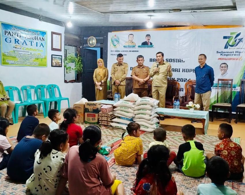 Harkopnas ke-77, Dinas Koperasi Sumut Baksos ke Panti Asuhan, Bentuk Kepedulian Terhadap Anak-Anak