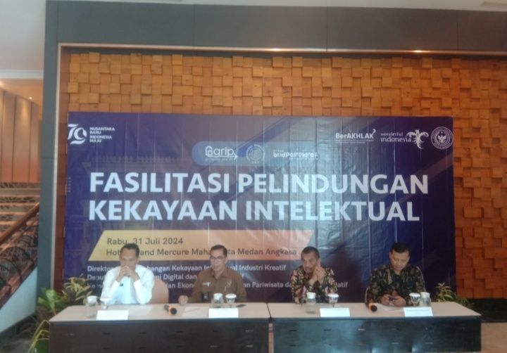 Disbudpar Sumut Bersama Kemenparekraf Gelar Workshop Fasilitasi Pelindungan Kekayaan Intelektuan Bagi UMKM