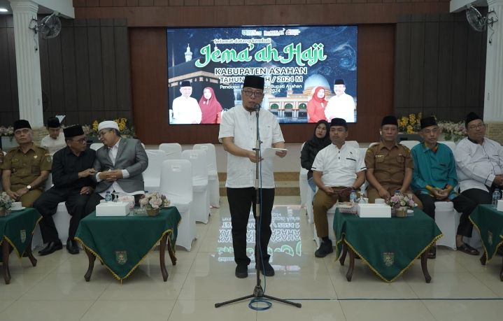 Bupati Asahan Sambut Kepulangan Jamaah Haji Kloter 14 Kabupaten Asahan