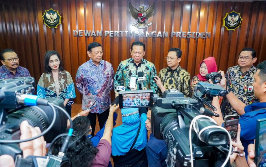 Bertemu Wantimpres, Ketua MPR RI Bamsoet Ingatkan Pesan Wiranto 'Jika Kita Tersesat, Maka Kembalilah ke Pangkal Jalan*
