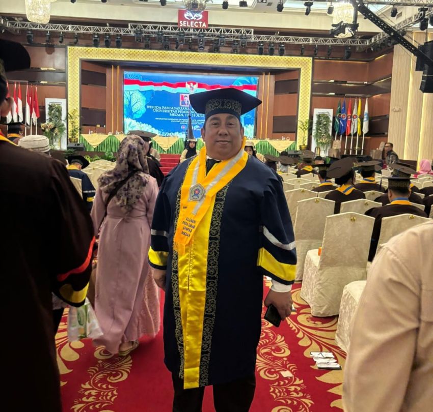 Gelar Wisuda ke-72, Ketum DMDI Said Al Idrus Jadi Alumni Unpab Medan, Doakan Rektor Dr H Mhd Isa Indrawan Diberikan Kesehatan