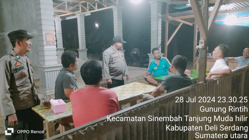 Ciptakan Harkamtibmas Polresta Deli Serdang dan Polsek jajarannya Intensifkan Patroli Malam