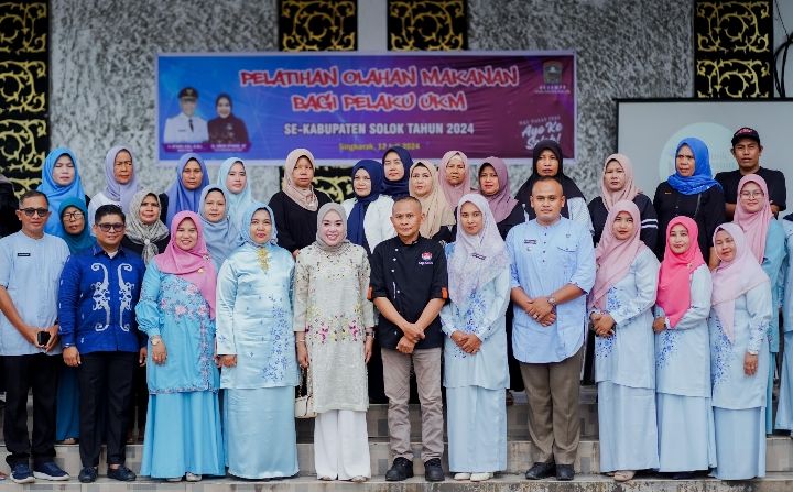 Pelaku UKM Se-Kabupaten Solok Tahun 2024,Mengikuti Pelatihan Olahan Makanan