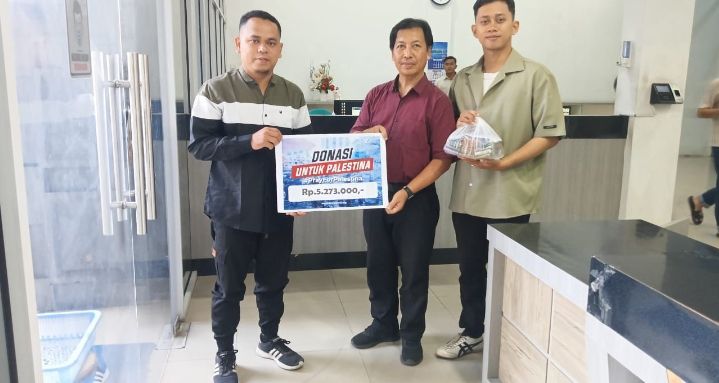 Jamaah Masjid Baiturrahman Marelan Konsisten Salurkan Donasi Untuk Palestina