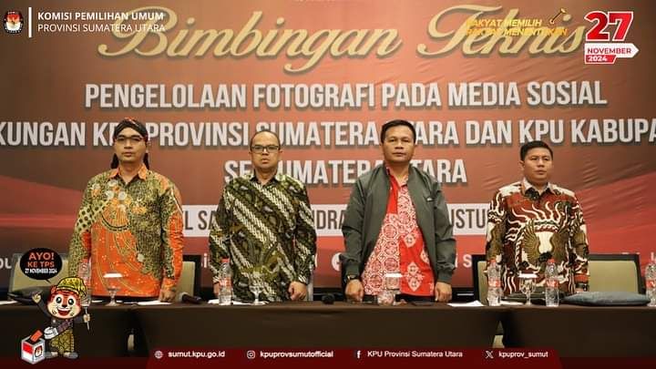 KPU Sumut Gelar Bimtek Pengelolaan Fotografi Pada Media Sosial