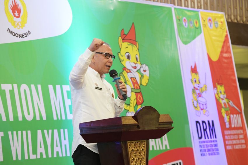 Effendi Pohan Buka DRM PON XXI 2024 Aceh-Sumut