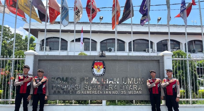 Polda Sumut Intensifkan Patroli di KPU dan Bawaslu: Jaga Keamanan Pendaftaran Cagub dan Cawagub