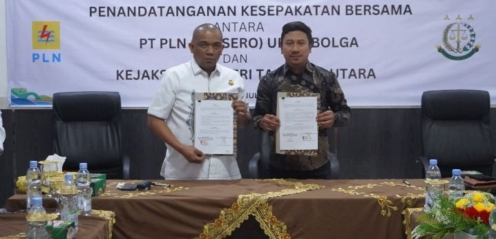 PLN UP3 Sibolga Tandatangani MoU Nota Kesepahaman Bersama dengan Kejaksaan Negeri Tapanuli Utara