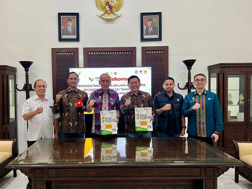 Dukung Gelaran PON XXI Aceh-Sumut 2024, Telkomsel dan PB PON XXI Tandatangani MoU Kerjasama