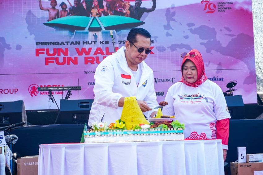 MPR RI Gelar Fun Walk 3 KM, Fun Run 5 KM serta Donor Darah Peringati HUT ke-79 MPR RI