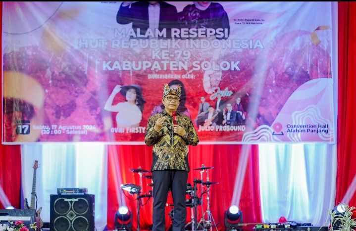 Malam Resepsi Perayaan Hari Ulang Tahun Republik Indonesia Ke-79 di Kabupaten Solok