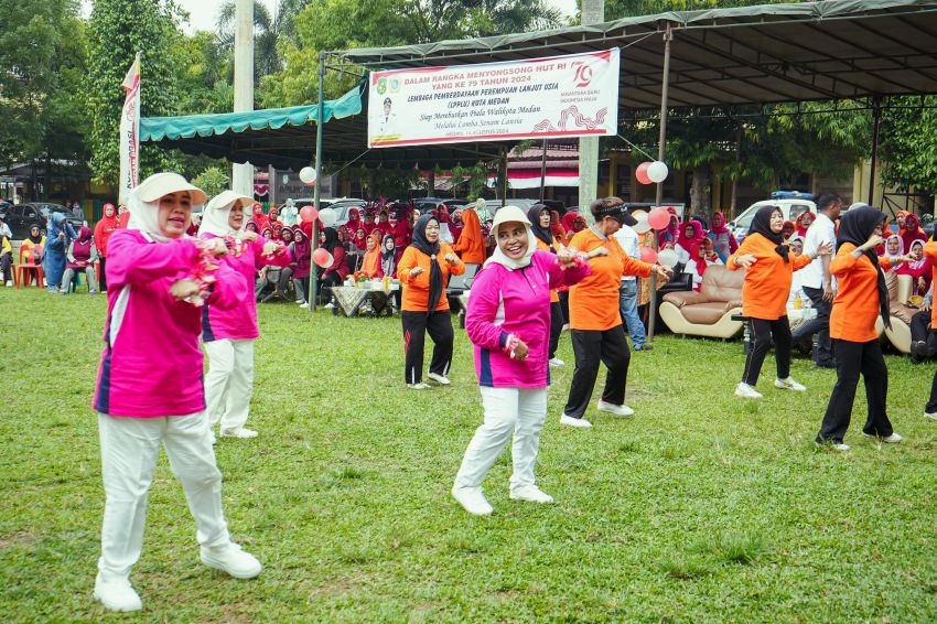 Pemko Medan Apresiasi Lomba Senam Lansia