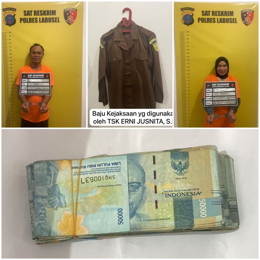 Polres Labusel Ringkus Mantan Staf Kejagung dan Eks Kades Menyaru Satgas Pidsus Kejagung Peras Pejabat