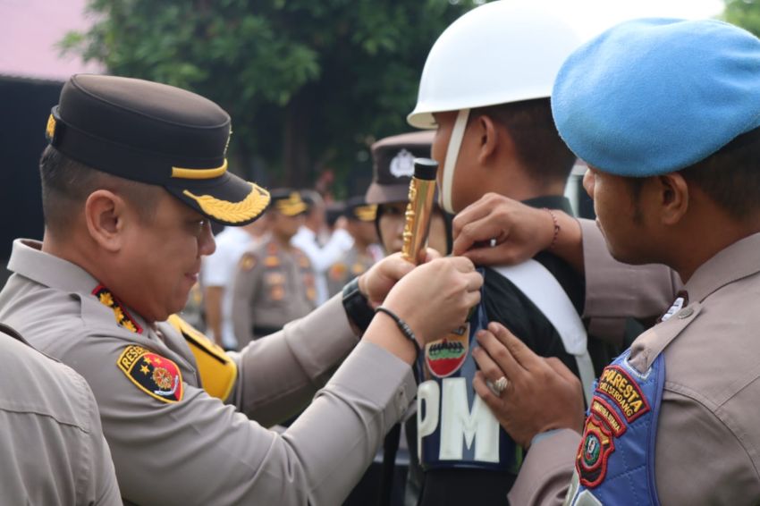 Polresta Deli Serdang Laksanakan Apel Gelar Pasukan Ops Mantap Praja Toba 2024