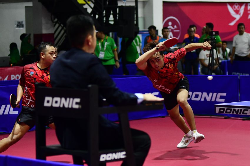 Kalahkan Jabar, Ganda Putra Pingpong Jatim Gondol Emas