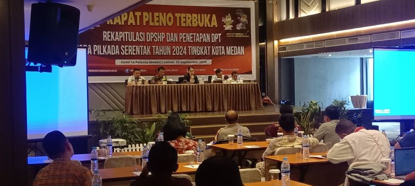 KPU Tetapkan DPT Pilkada Medan 1.799.421 Pemilih