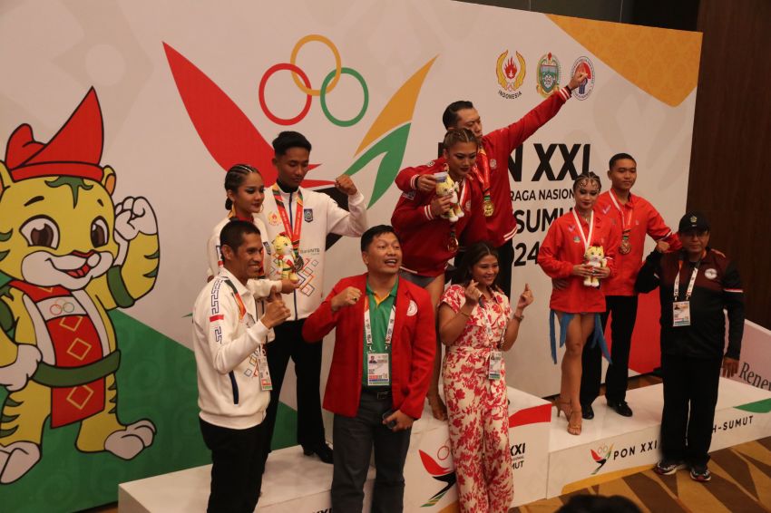 Raih Total 7 Medali, Sumut Juara Umum Dancesport PON XXI