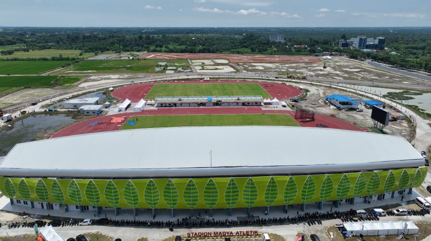 Kemegahan Stadion Madya Aletik Sumut Sport Centre, Fasilitas Komplit Berstandar Internasional