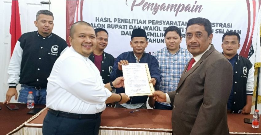 Resmi Dolly Pasaribu dan Parulian Nasution Pasangan Calon Bupati dan Wakil Bupati Tapanuli Selatan 2024