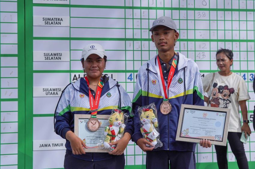 Pertandingan Golf Nomor Mixed Foursome Tambah Medali Emas Untuk Sumut