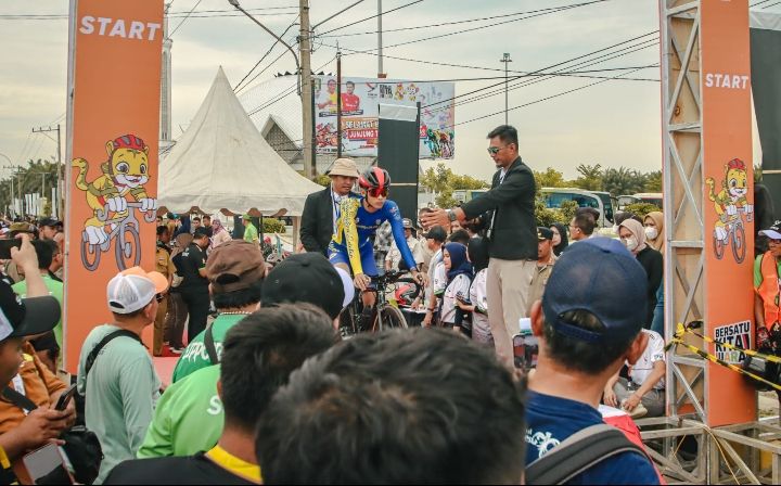 Polres Serdang Bedagai Pastikan Keamanan dan Kelancaran Cabor Balap Sepeda  PON ke-21 Aceh-Sumatera Utara 2024