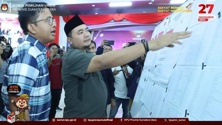 KPU Sumut Hadiri Simulasi Pemungutan dan Perhitungan Suara