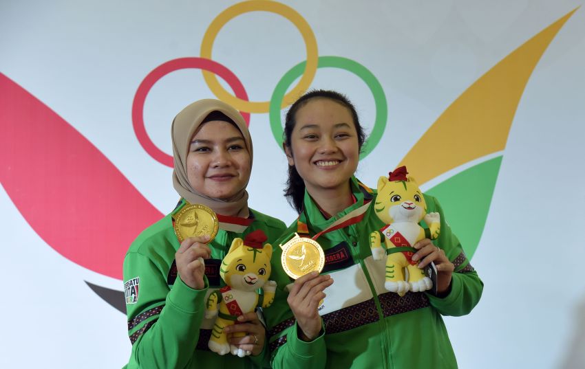 Boling Sumut, Ganda Putri Sabet Medali Emas Pertama