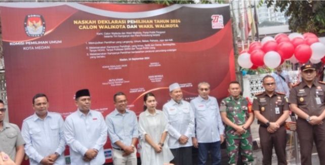 KPU Medan Deklarasikan Kampanye Damai di Pilkada 2024, Ini Kata Ketua Mutia Atiqah