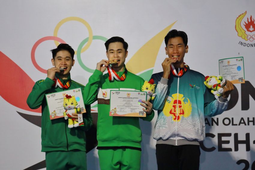 Pewushu Sumut Harris Horatius Raih Emas