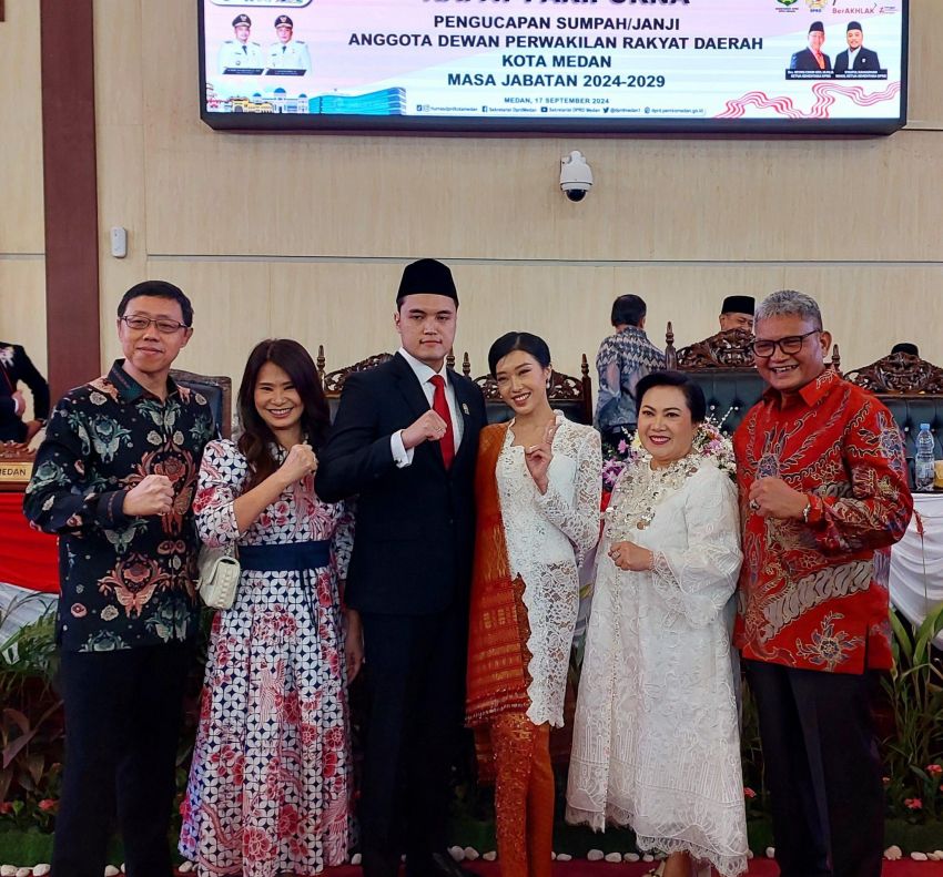 Reinhart Jeremy Dilantik Jadi Anggota DPRD Medan 2024-2029